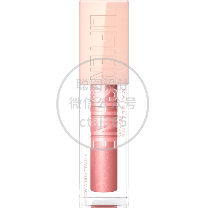 Maybelline透明质酸玻璃唇蜜(03 星尘桃粉) 5.4毫升 058099