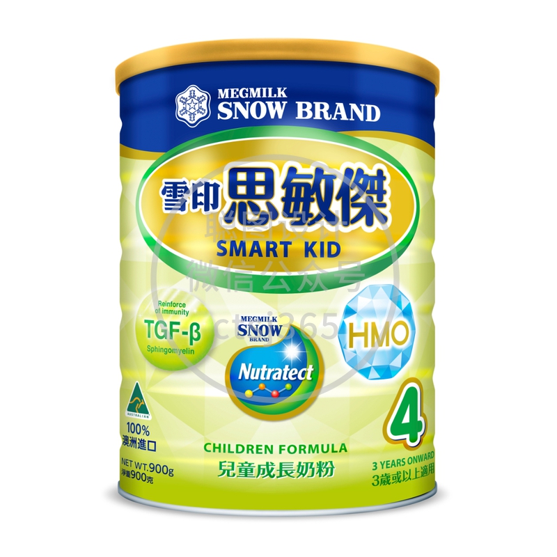 Snow Brand雪印思敏杰4儿童成长奶粉 900克 161943