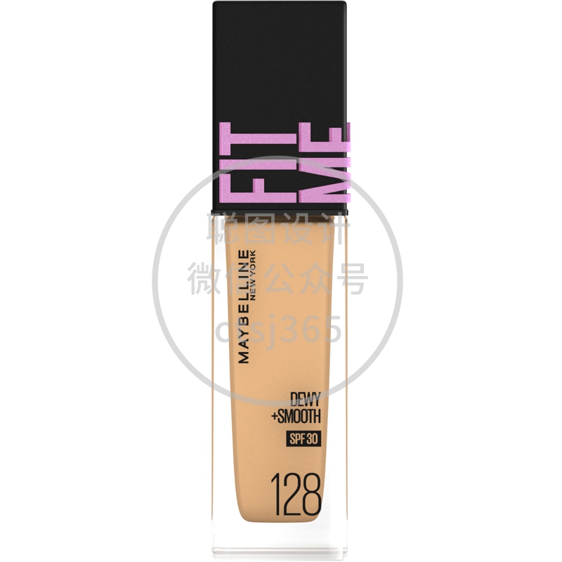 Maybelline FIT ME!水润柔滑粉底液SPF30 - 128自然色水润奶油肌 30毫升 170241