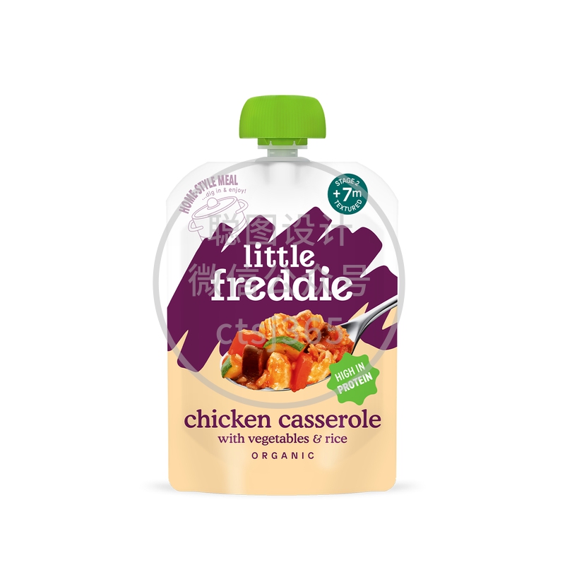 Little Freddie有机烤焗杂菜鸡肉蓉 130克 181867