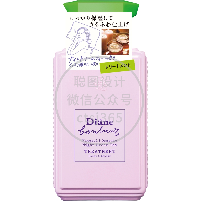 Diane Bonheur工艺香水护发素 (薰衣草茶 - 保湿修护) 500毫升 354860