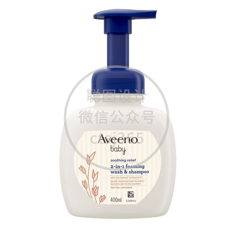 Aveeno Baby婴儿2合1泡沫沐浴洗发露 400毫升 397208