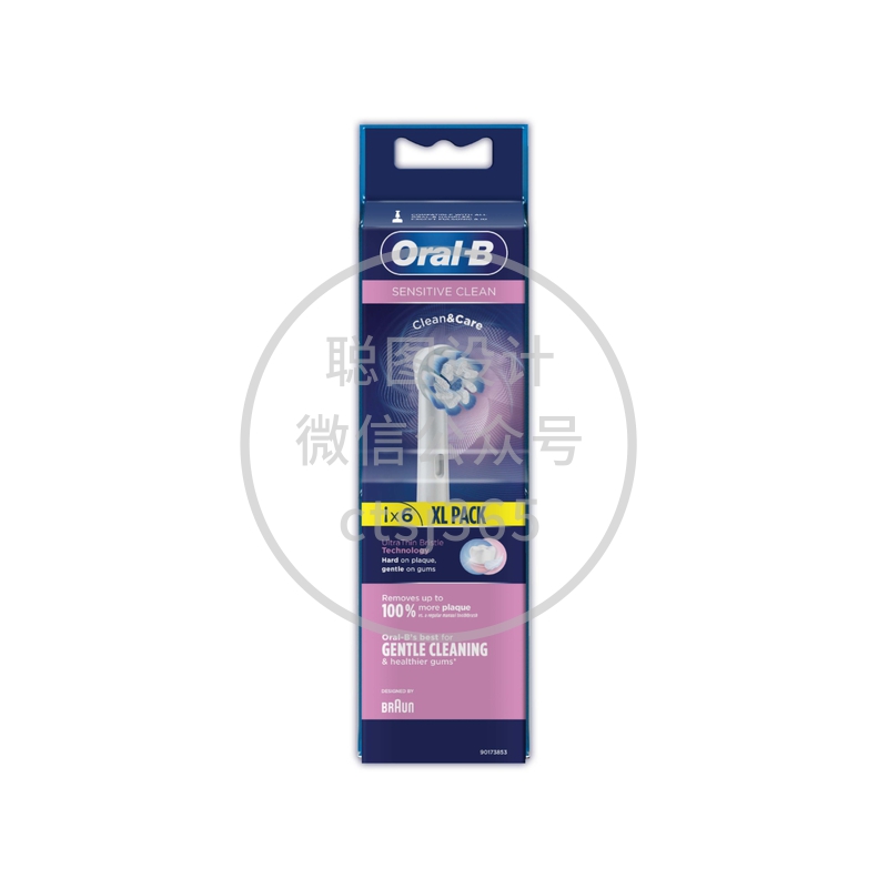 Oral-B Braun EB60超细毛护龈刷头 6支 414169