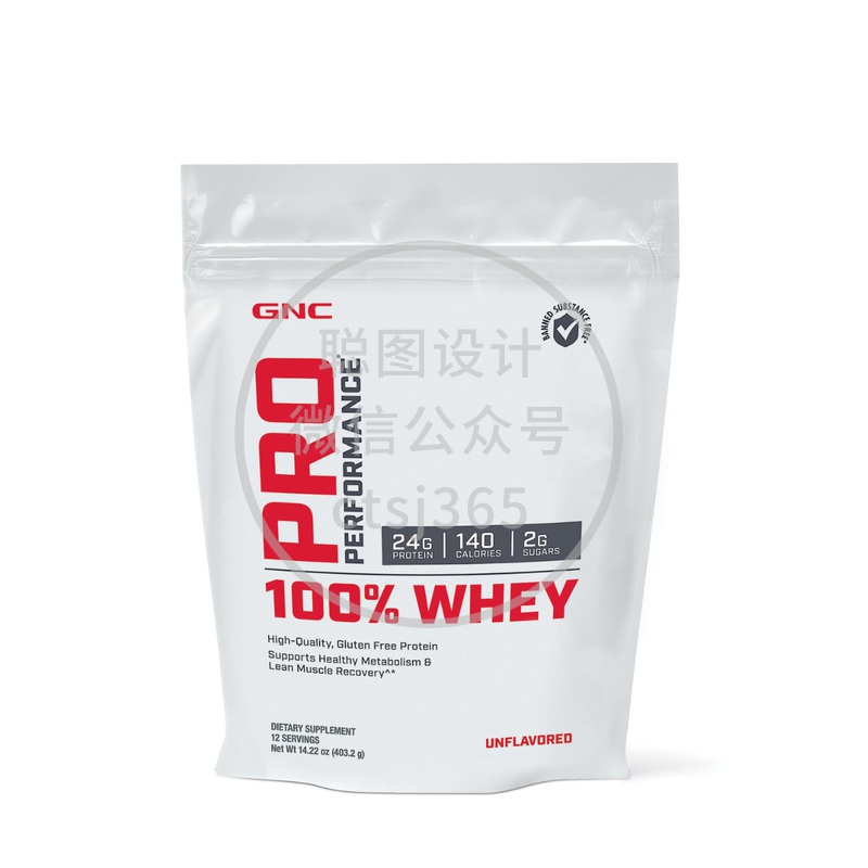 GNC 纯乳清蛋白 (原味) 403.2克 610626