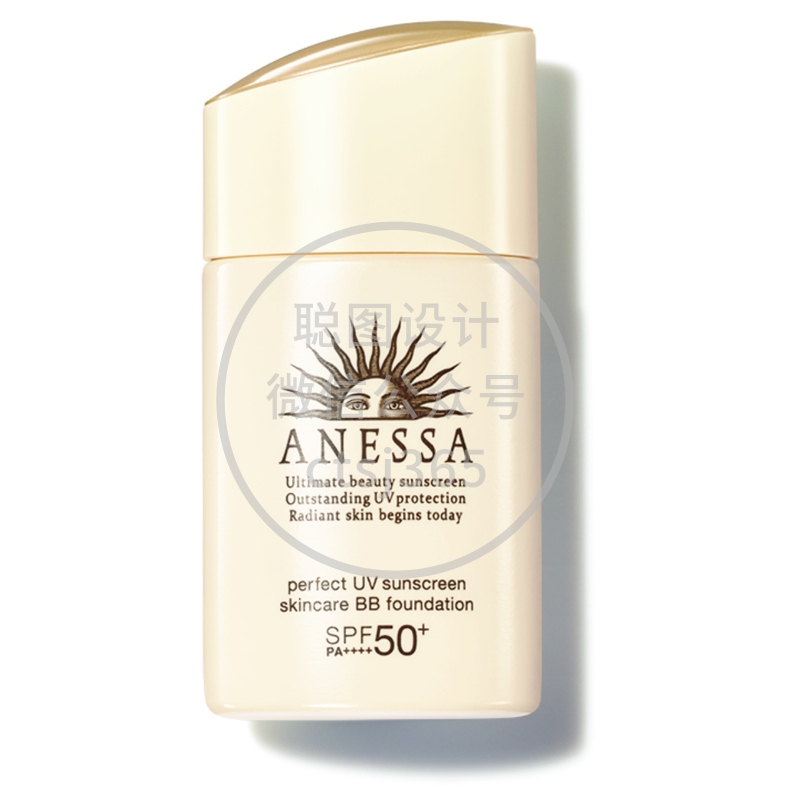 Anessa极防水美肌UV透滑BB霜-自然 SPF50+ PA++++ 25毫升 793760