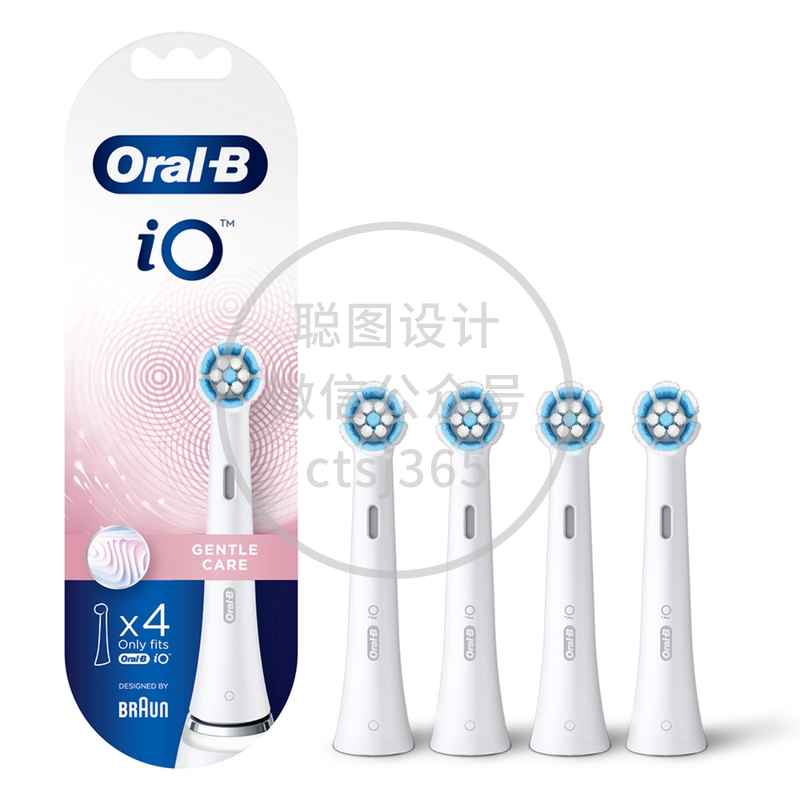 Oral-B iO 清洁护龈刷头(白色) 4支 859538