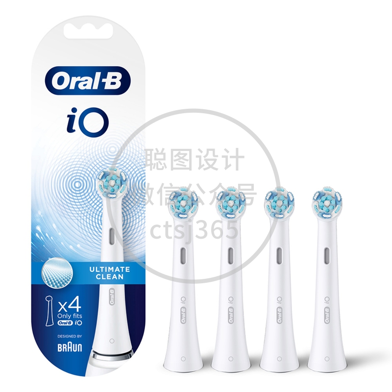 Oral-B iO 深层清洁刷头(白色) 4支 860148