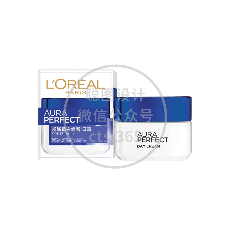 L'Oreal Paris巴黎欧莱雅完美净白透亮修护日霜SPF 17 PA++ 50毫升 886028