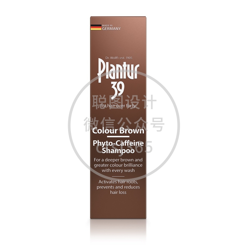 Plantur 39棕色植物与咖啡因洗发露 250毫升 893883