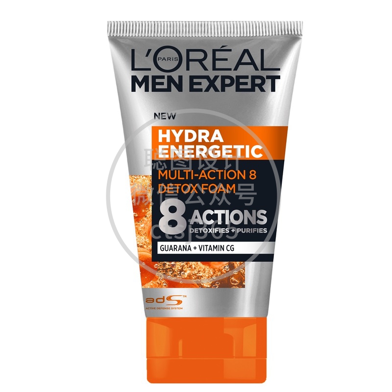 L'Oreal Paris Men Expert男士活力保湿排毒洁面乳 100毫升 944439