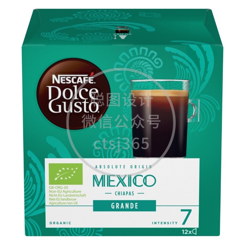 NESCAFE雀巢咖啡Dolce Gusto墨西哥单品咖啡胶囊 12粒 981753